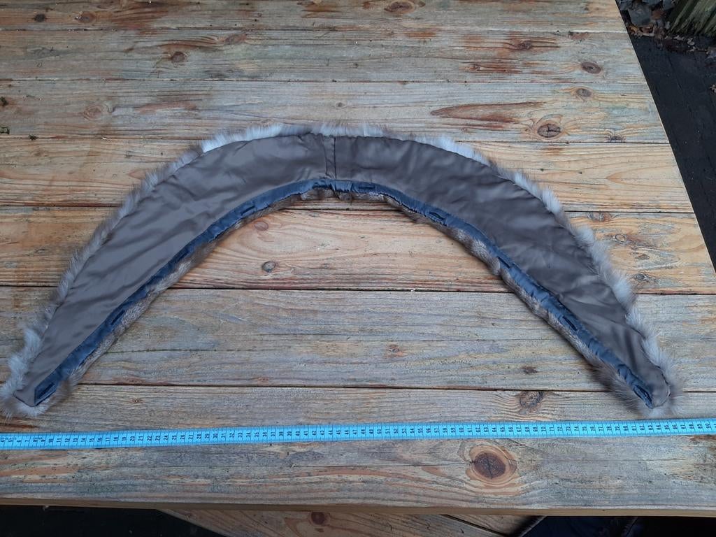 Zo goed als nieuwe chinchilla bontkraag, Ophalen of Verzenden, Zo goed als nieuw