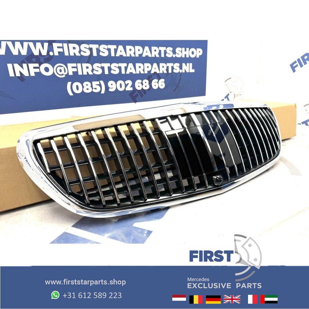 W213 maybach look GRIL VOORBUMPER GRILLE Mercedes E KLASSE 2, Gebruikt, -, Ophalen of Verzenden, -