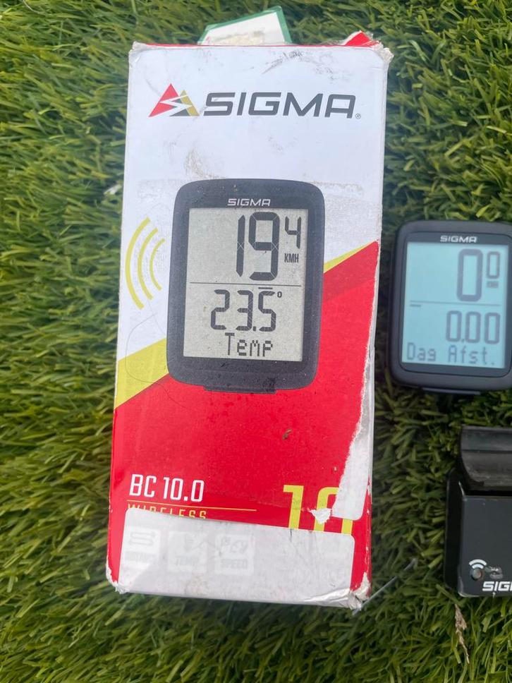 Sigma BC 10.0 Fietscomputer Draadloos, Fietsen en Brommers, Fietsaccessoires | Fietscomputers, Zo goed als nieuw, Draadloos, Ophalen of Verzenden