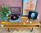 Platenkast,  salontafel, bureau van vintage gymzaalvloer, Ophalen, -, -, Zo goed als nieuw