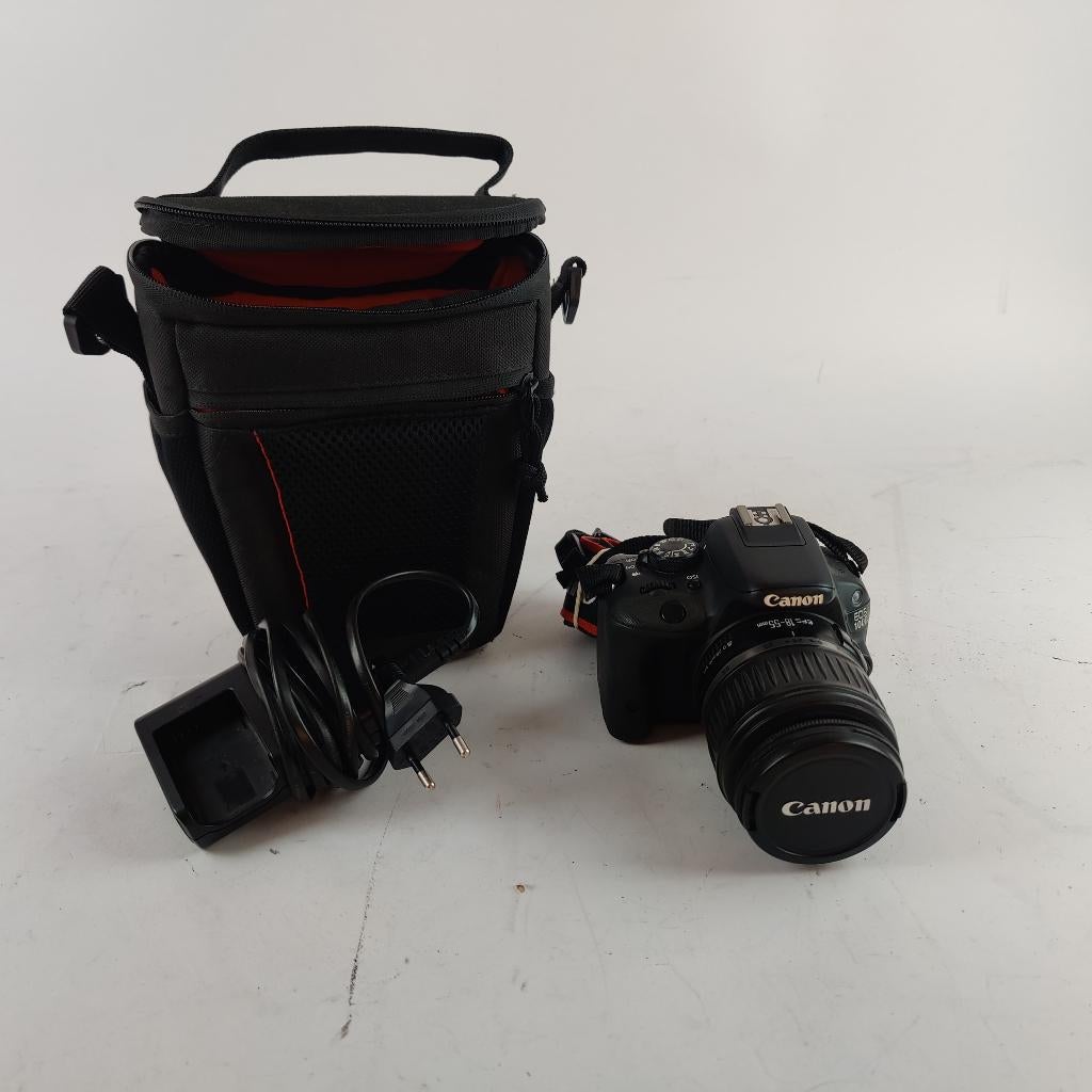 Canon Eos 100D + 18-55mm Lens + Lader + Tas || Nu €199.99!, Audio, Tv en Foto, Fotocamera's Digitaal, 18 Megapixel, Canon, Ophalen of Verzenden