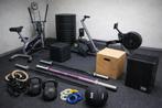 Complete Homegym: Halters, Kettlebells, Roeitrainers & Meer, Sport en Fitness, Ophalen, Gebruikt, Armen, Halterstangen
