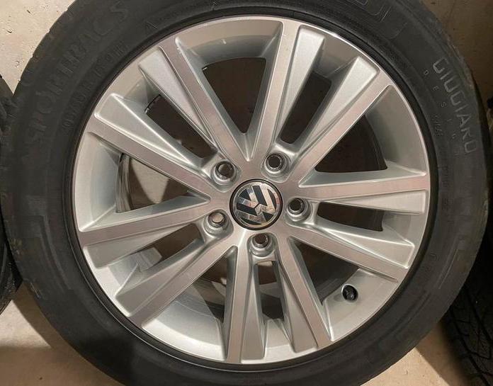 Originele Volkswagen Estrada 16” zgan Vredestein zomerbanden, Ophalen, 16 inch, Banden en Velgen, 205 mm