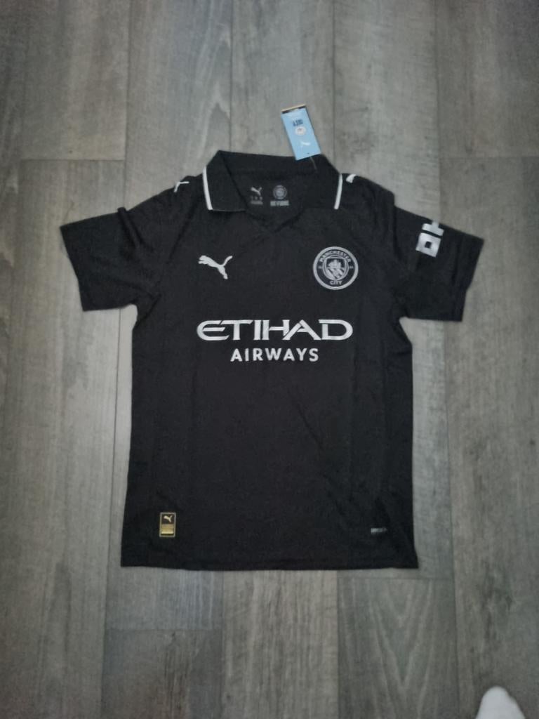Manchester City uitshirt 2025/2026 maat S, Kleding | Heren, Sportkleding, Zwart, Ophalen of Verzenden, Zo goed als nieuw, Voetbal