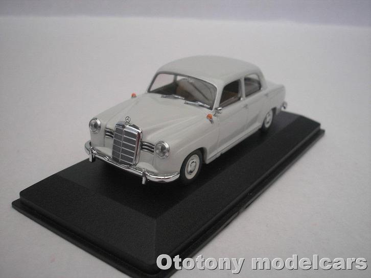 Mercedes Benz 180 1953 Licht Grijs 1/43 Minichamps, Hobby en Vrije tijd, Modelauto's | 1:43, Zo goed als nieuw, Auto, MiniChamps
