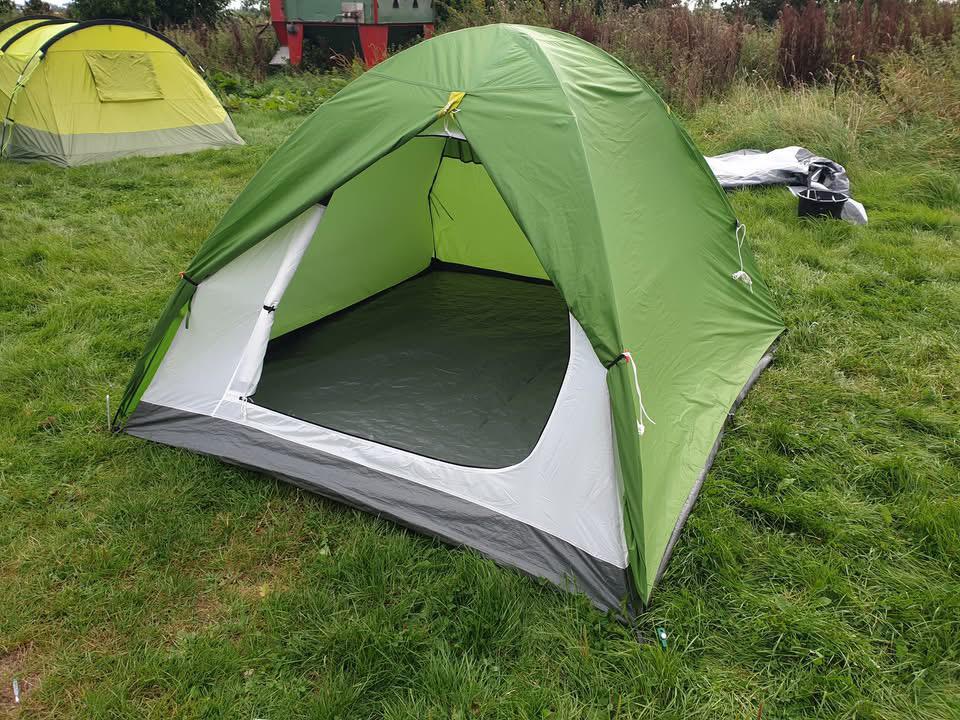 Slaaptent 3 persoons inclusief 11 pinnen, Ophalen of Verzenden, Zo goed als nieuw, Tot en met 2