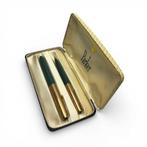 Parker vulpen en balpen, blauwgrijze hulzen, Gebruikt, Parker, Overige typen, Met doosje