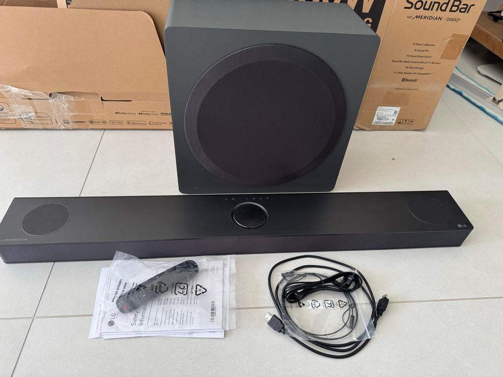 LG DS80QY Soundbar met subwoofer, Audio, Tv en Foto, Soundbars, Ophalen of Verzenden, Bluetooth, Nieuw