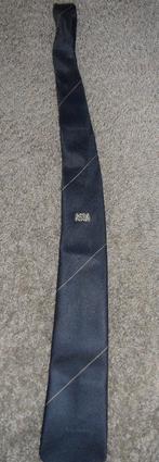 Donkerblauwe stropdas tgv 65 jarig bestaan Nat Nederlanden, Kleding | Heren, Stropdassen, Ophalen of Verzenden, Zo goed als nieuw