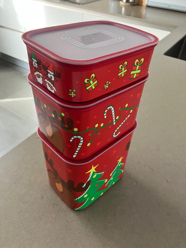 Tupperware dozen kerst, Huis en Inrichting, Ophalen of Verzenden, Zo goed als nieuw, Overige typen