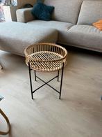 Rotan bijzet tafeltje, Ophalen, Minder dan 45 cm, Minder dan 55 cm, Rond