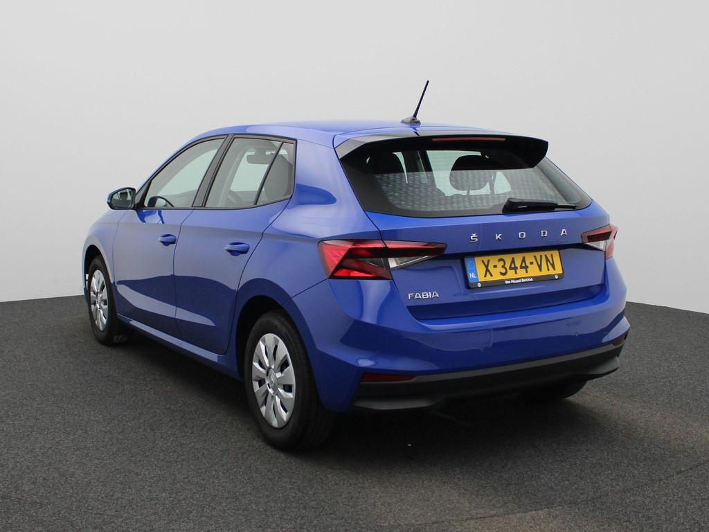 Skoda Fabia 1.0 TSI Ambition | Airconditioning | Cruise cont, Auto's, Skoda, Voorwielaandrijving, Stof, Euro 6, Blauw