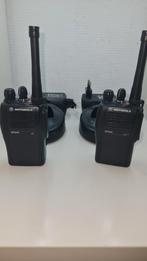 Motorola GP 344 UHF portofoons compleet, Telecommunicatie, Portofoons en Walkie-talkies, Ophalen, Zo goed als nieuw, 5 tot 15 km