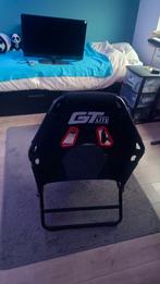 Tv met racestoel en besturing systeem, Ophalen, Zo goed als nieuw, Playseat of Racestoel