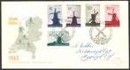 Nederland FDC E56 Met Adres, Molens 1963, Postzegels en Munten, Ophalen of Verzenden, Beschreven, Nederland
