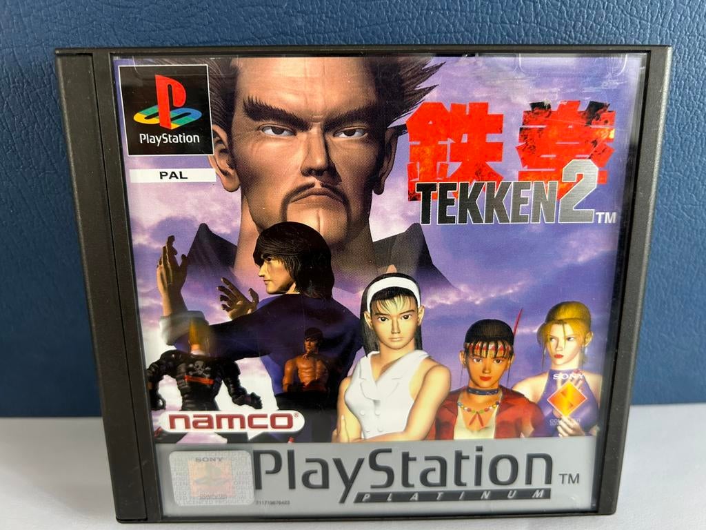 Tekken 2 Platinum / Playstation 1 / PS1, Spelcomputers en Games, Games | Sony PlayStation 1, Vechten, 2 spelers, Ophalen of Verzenden