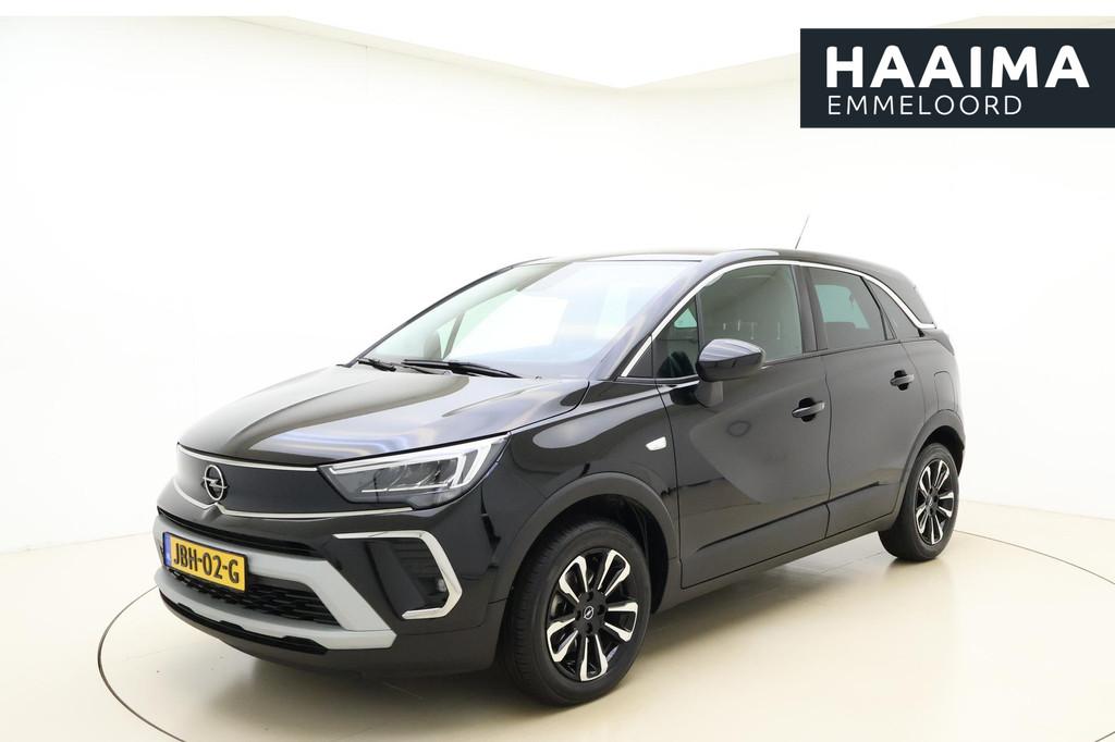 Opel Crossland 1.2 Turbo 130pk Automaat Elegance | Achteruit, Auto's, Opel, Gebruikt, 1199 cc, Zwart, Bedrijf