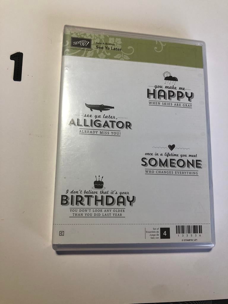 Stampin up stempels clear en rubber deel 1, Ophalen of Verzenden, Gebruikt, Clearstamp