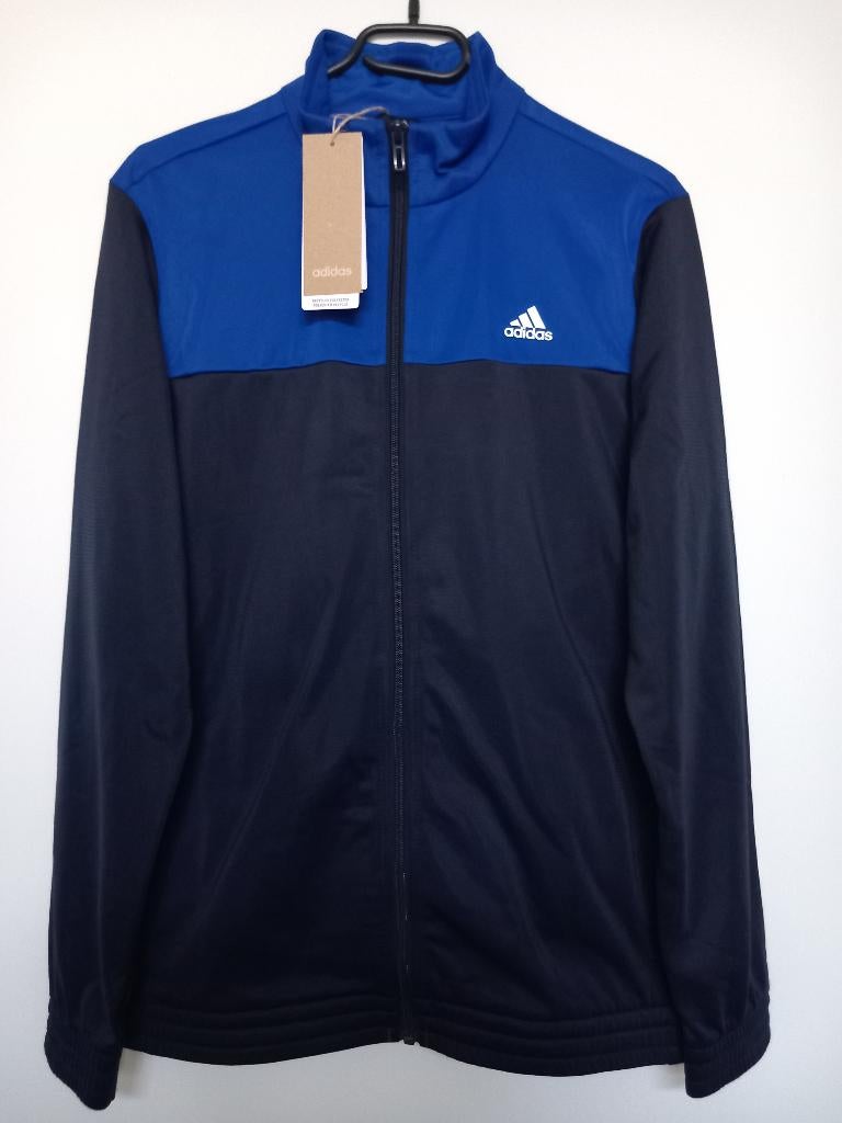 Adidas Sportswear Trainingspak m 170 k blauw gloednieuw!!!, Jongen of Meisje, Adidas Sportswear, Ophalen of Verzenden, Nieuw