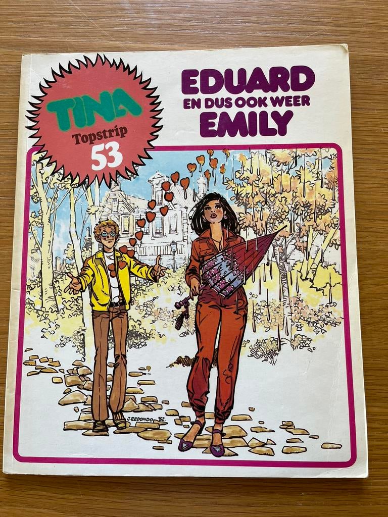 Tina topstrip - Eduard en dus ook weer Emily, Boeken, Stripboeken, Eén stripboek, Ophalen of Verzenden, Gelezen