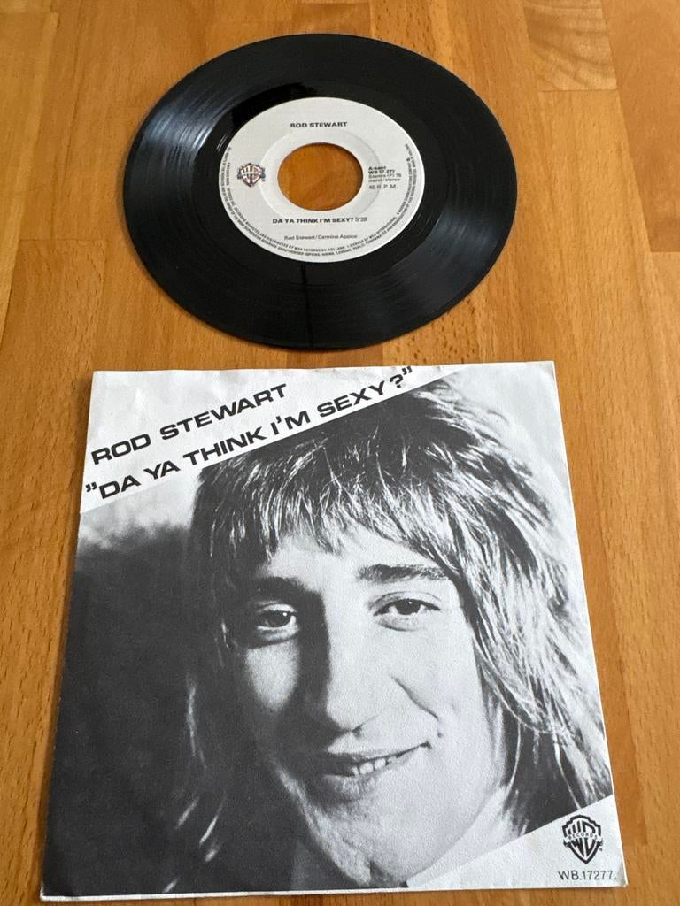 Rod Stewart - Da Ya Think I'm Sexy? (Single), Gebruikt, 7 inch, Single, Ophalen of Verzenden