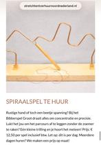 Oud hollandse spellen te huur - spellen - houten spellen, Hobby en Vrije tijd, Feestartikelen | Verhuur, Ophalen, Gebruikt, Overige