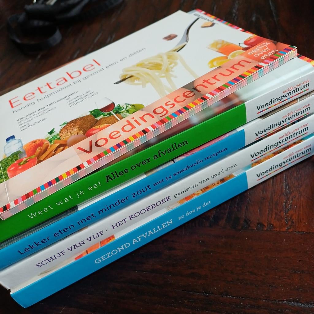 Vijf boeken Voedingscentrum, Boeken, Ophalen of Verzenden, Zo goed als nieuw
