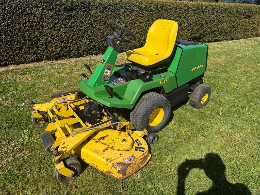 John deere F725 hydrostaat frontmaaier, Ophalen