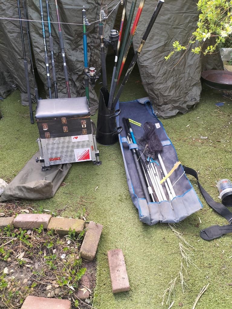 Vis spullen, Ophalen, Werphengel