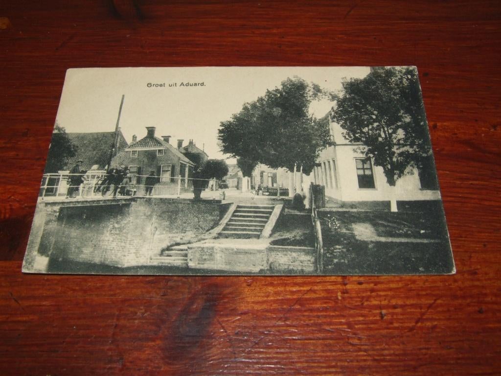 560- GROET UIT ADUARD - 1921, Verzenden, 1920 tot 1940, Gelopen, Groningen