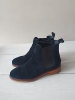 Clarks suede laarsjes donkerblauw 37,5, Blauw, Clark, Lage of Enkellaarzen, Ophalen of Verzenden