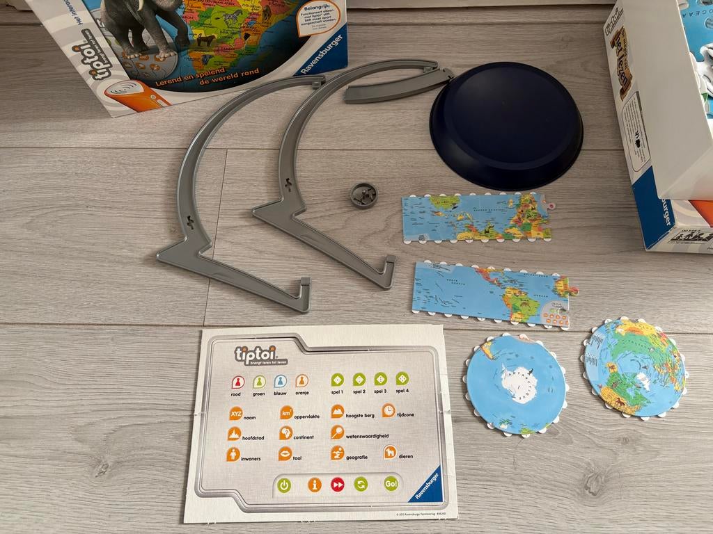 3 tiptoi sets met pen: Wereldbol, Magie van het Lezen, Puzze, Kinderen en Baby's, Speelgoed | Educatief en Creatief, Ophalen of Verzenden