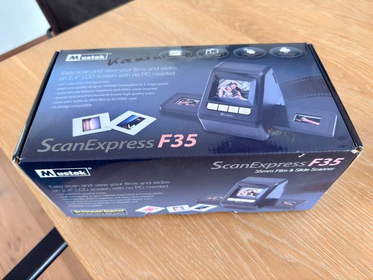Mustek Scan Express F35 Film & Diascanner, Computers en Software, Scanners, Zo goed als nieuw, Diascanner, Ophalen of Verzenden