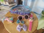 v-tech horloge + minnie mouse tasje+ bril +haarversiersels, Ophalen of Verzenden, Gebruikt