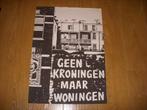 TOP poster Geen Kroningen maar Woningen 1980, Ophalen of Verzenden, Gebruikt, A1 t/m A3, Overige onderwerpen