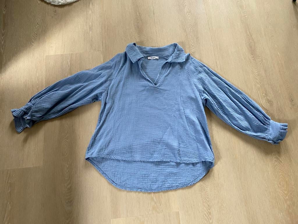 Te koop: Ambika Mousseline blouse, Kleding | Dames, Blouses en Tunieken, Ophalen of Verzenden, Zo goed als nieuw, Maat 38/40 (M)