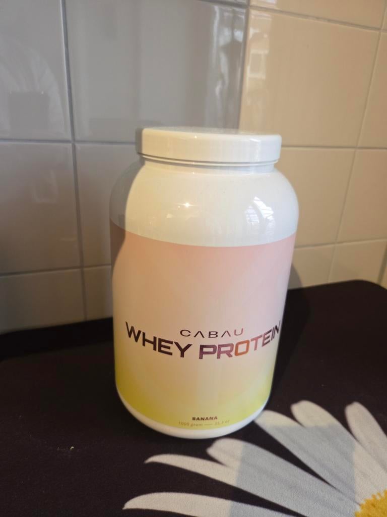 Cabau Whey Proteïne Banaan 1000g, Ophalen of Verzenden