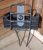 Fietsdrager met krat - Ideaal voor boodschappen, Ophalen, Gebruikt, Onbekend, Stuurbevestiging