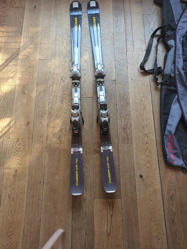 Head Cyber XP 70 Ski's met Tyrolia bindingen, 140 tot 160 cm, Gebruikt, Ophalen of Verzenden, Skiën