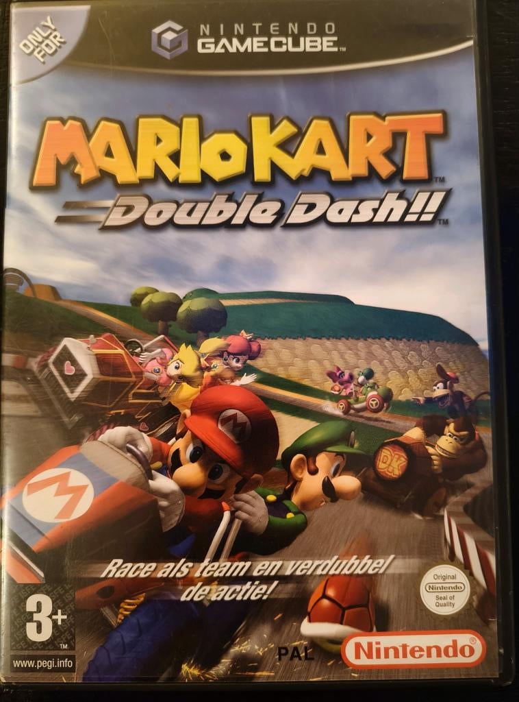 Mario Kart Double Dash!! GameCube – Compleet – Klassieker!, Spelcomputers en Games, Games | Nintendo GameCube, Gebruikt, Racen en Vliegen