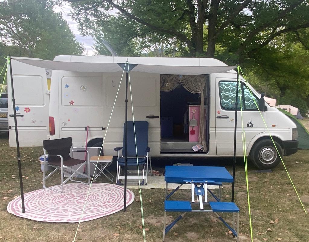 Buscamper Volkswagen LT “Ariël”, Caravans en Kamperen, Campers, Buscamper of Camperbus, Airbags, Volkswagen, Particulier