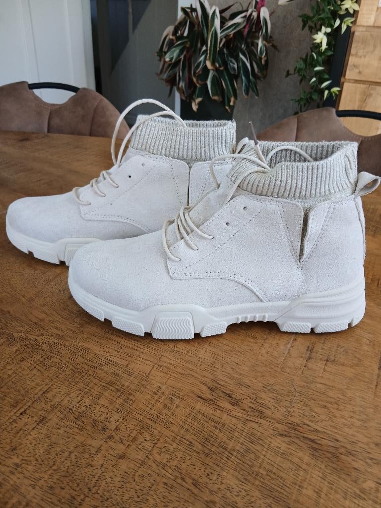 Sneaker, Wit, Boots, Nieuw, Fasion