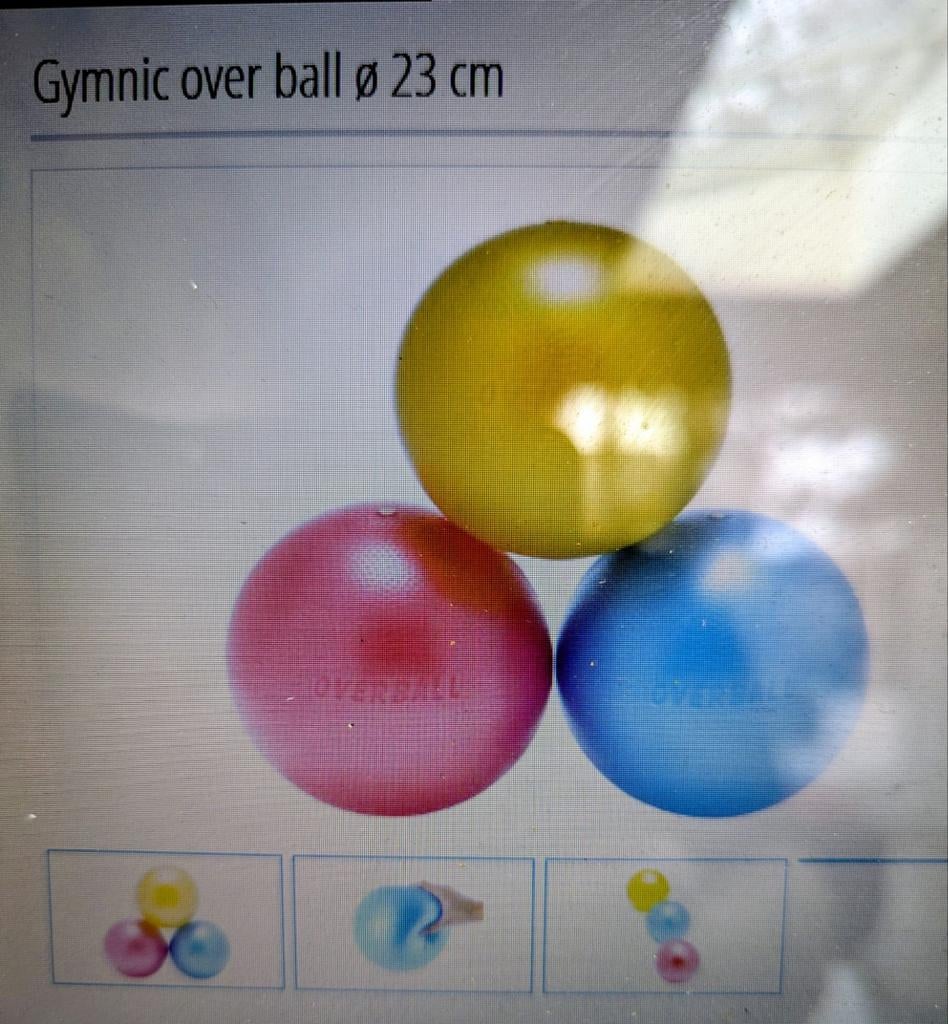 Gymnic overbal Ø 23 cm, Ophalen