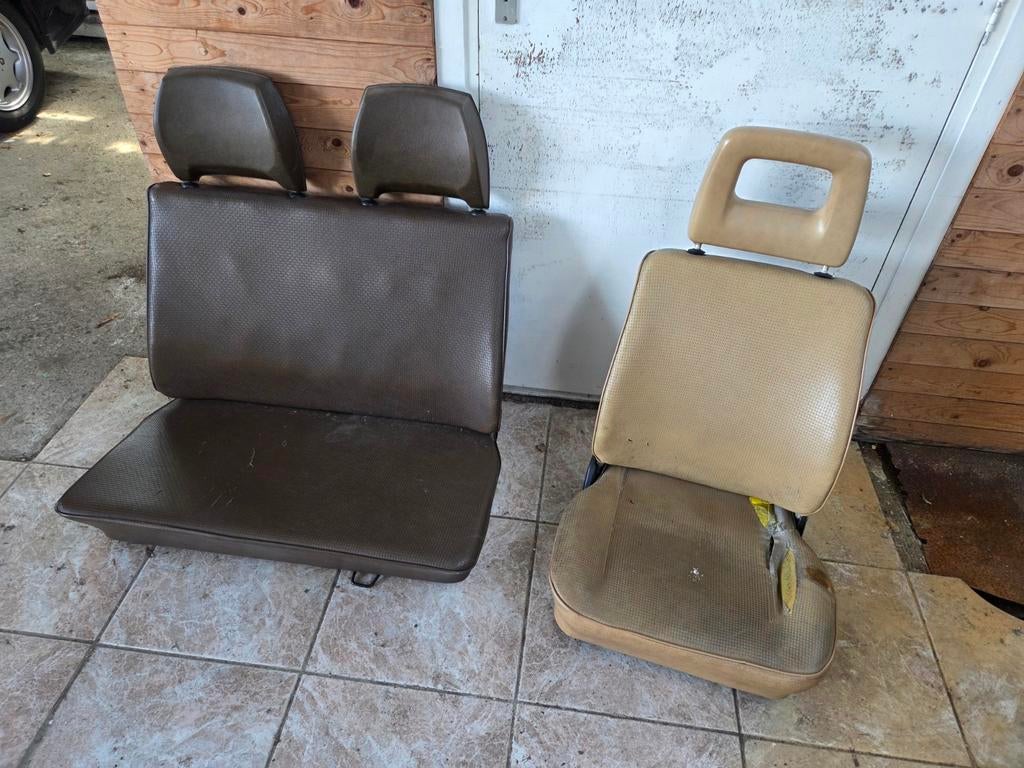 Volkswagen T3 2-Zitsbank en Stoel, Auto-onderdelen, Interieur en Bekleding, Ophalen of Verzenden