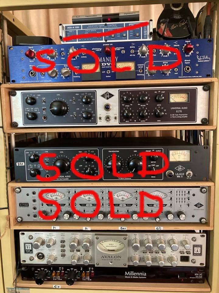 Professionele studio preamps, Ophalen, Zo goed als nieuw