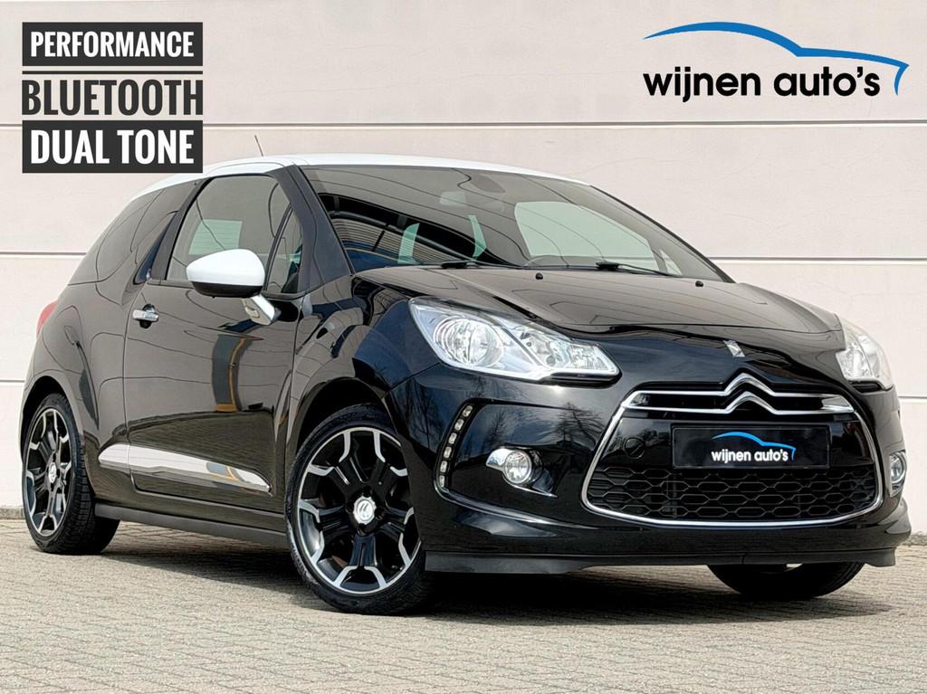 Citroen DS3 1.6 VTi 120 pk So Chic/ Pack Performance/ Hifi, Auto's, Citroën, Voorwielaandrijving, Euro 5, Zwart, 4 cilinders