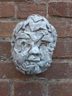 Green man wanddecoratie betonnen beeld tuinbeeld beton, Ophalen of Verzenden
