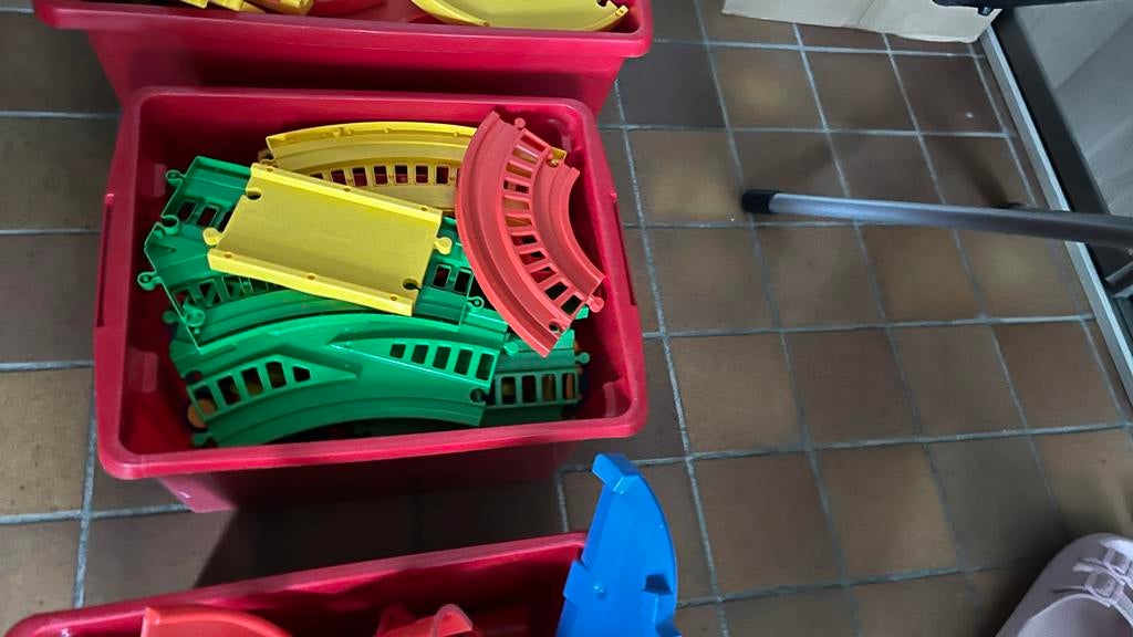 Wader auto en trein baan speelset, Kinderen en Baby's, Speelgoed | Speelgoedvoertuigen, Ophalen, Gebruikt