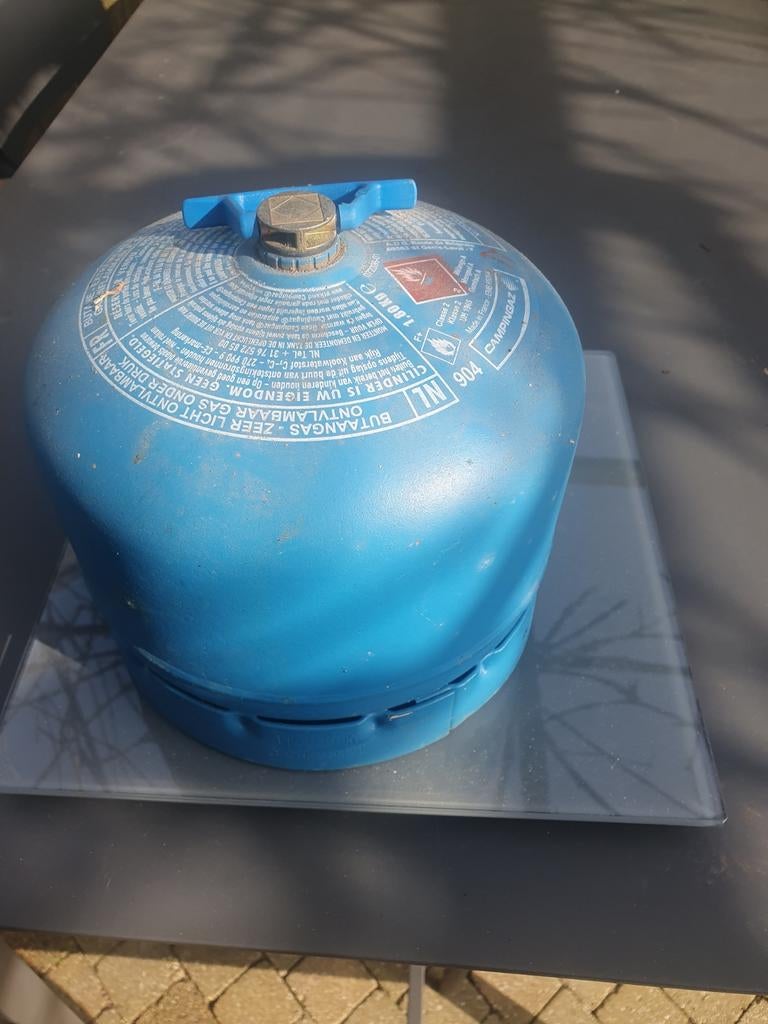 Campingaz gasfles 904 met vulling 1KG, Caravans en Kamperen, Kampeeraccessoires, Ophalen, Gebruikt