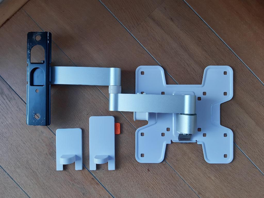 Vogel's TV beugel draaibaar wit (8353111 WALL 3145), Audio, Tv en Foto, Televisiebeugels, Ophalen of Verzenden, Zo goed als nieuw